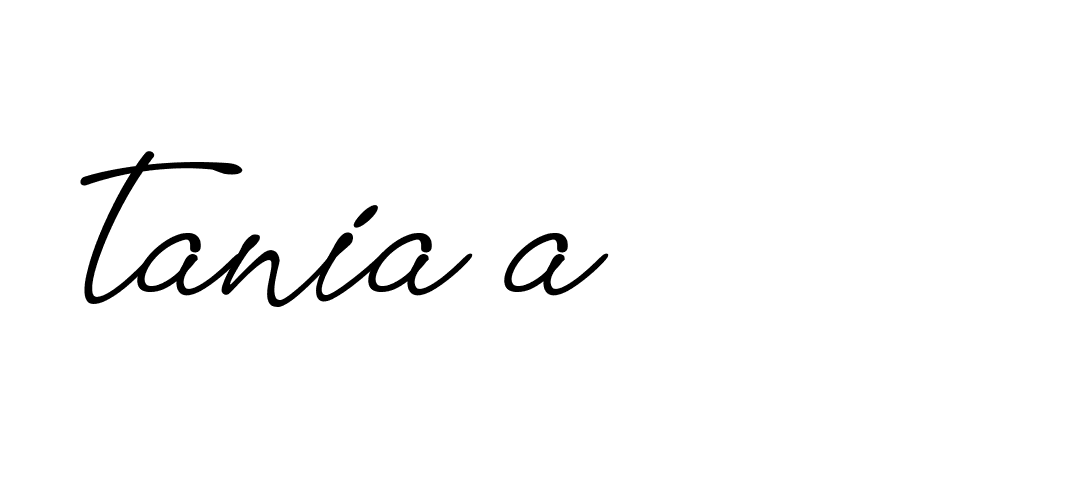 Signature of tania-a