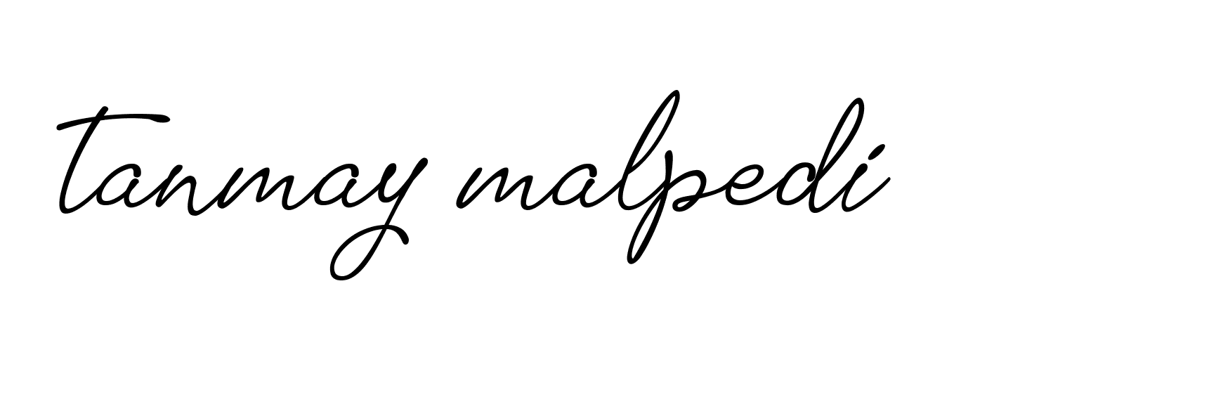 Signature of tanmay-malpedi