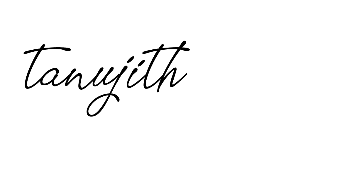 Signature of tanujith-