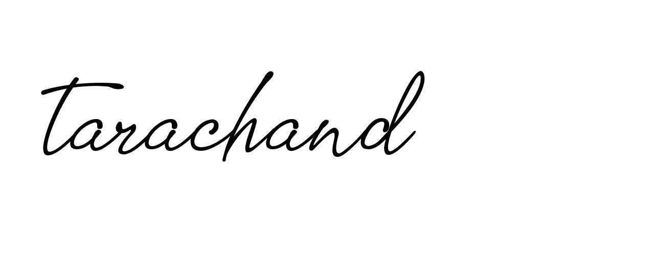 Signature of tarachand