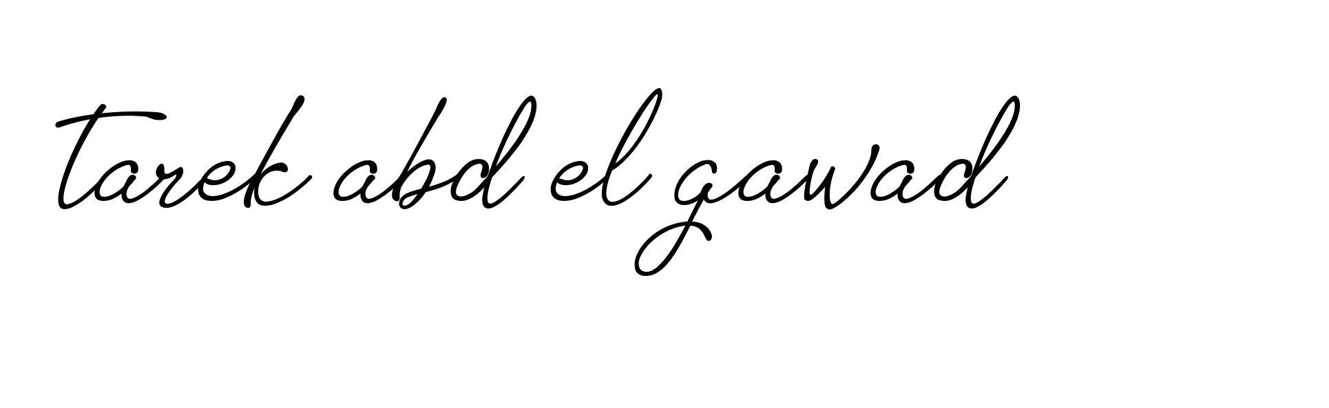 Signature of tarek-abd-el-gawad