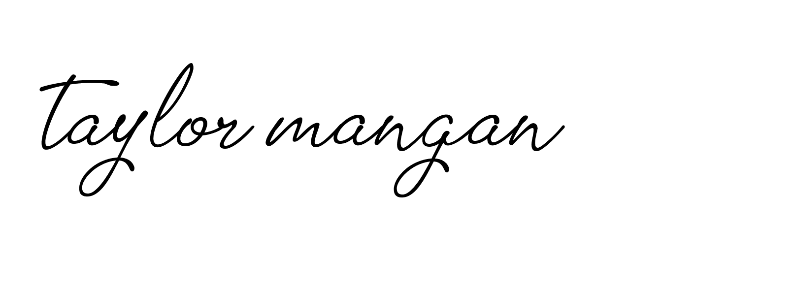 Signature of taylor-mangan