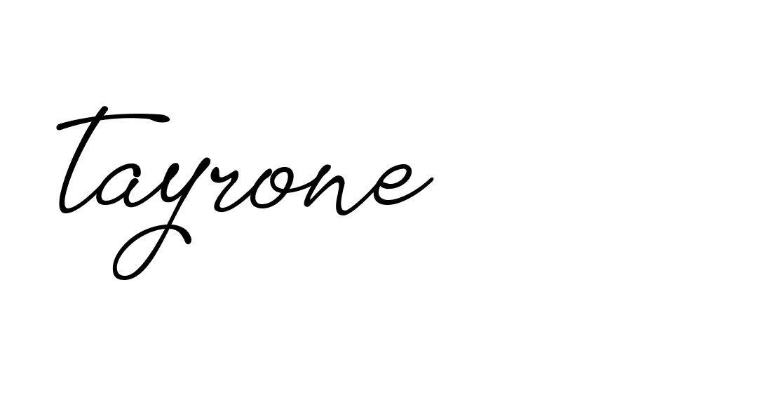 Signature of tayrone