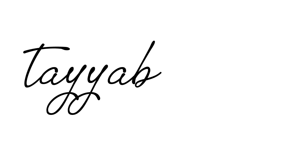 Signature of tayyab-