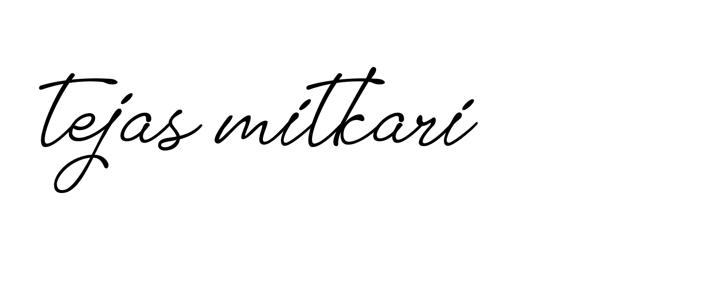 Signature of tejas-mitkari