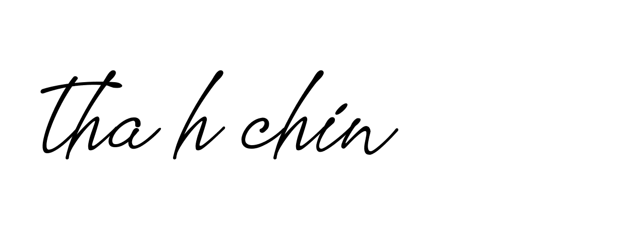 Signature of tha-h-chin