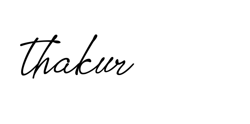 Signature of thakur