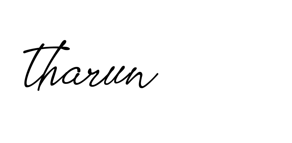 Signature of tharun