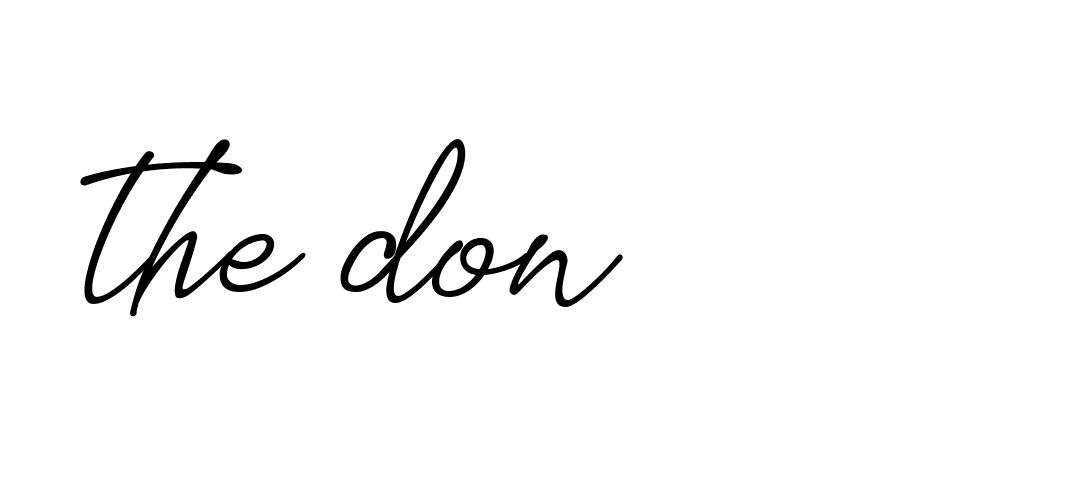 Signature of the-don