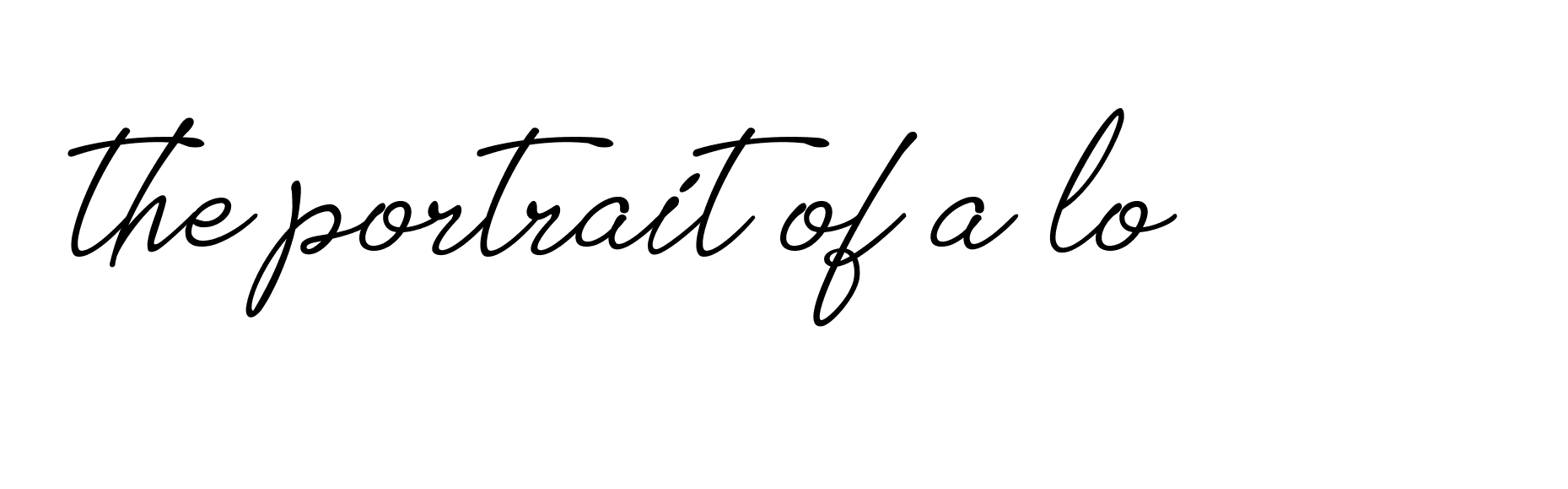 Signature of the-portrait-of-a-lo