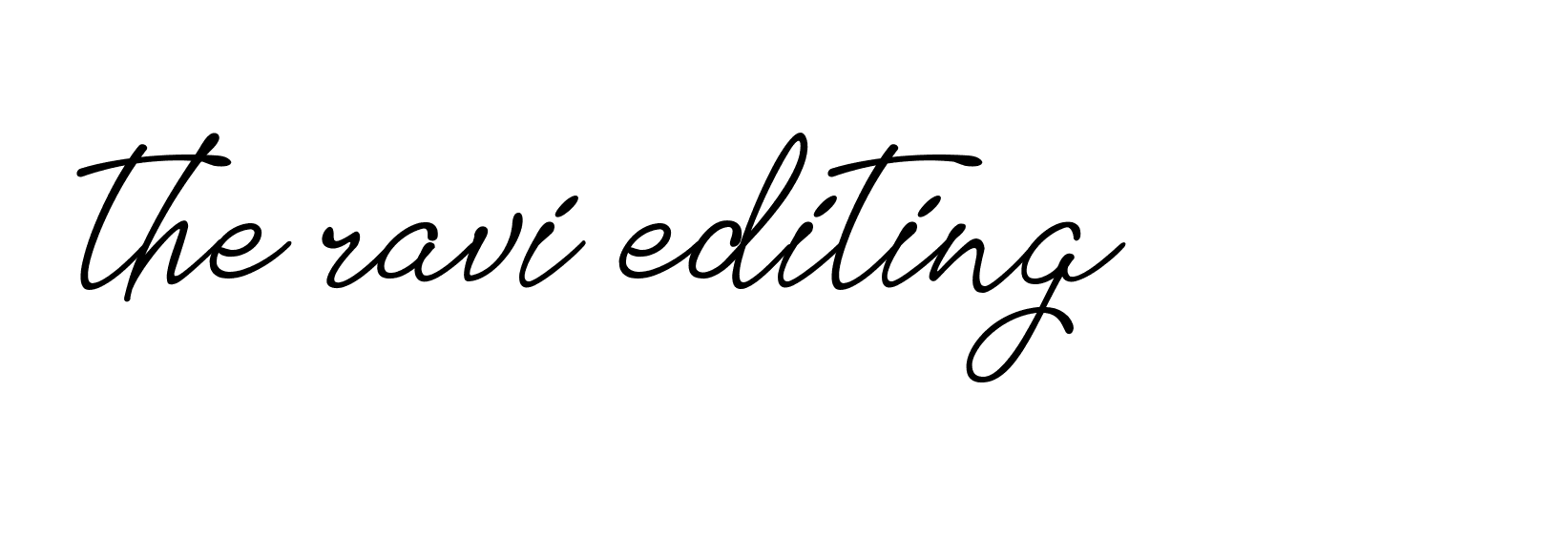 Signature of the-ravi-editing