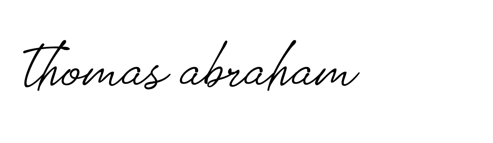 Signature of thomas-abraham