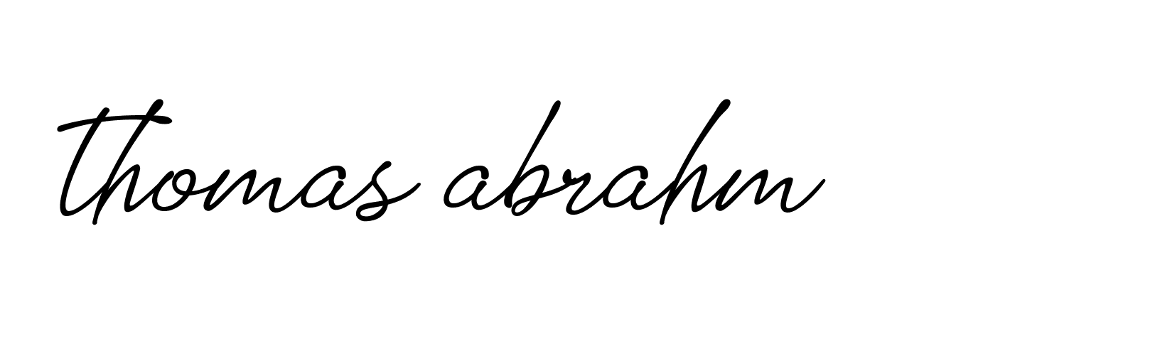 Signature of thomas-abrahm