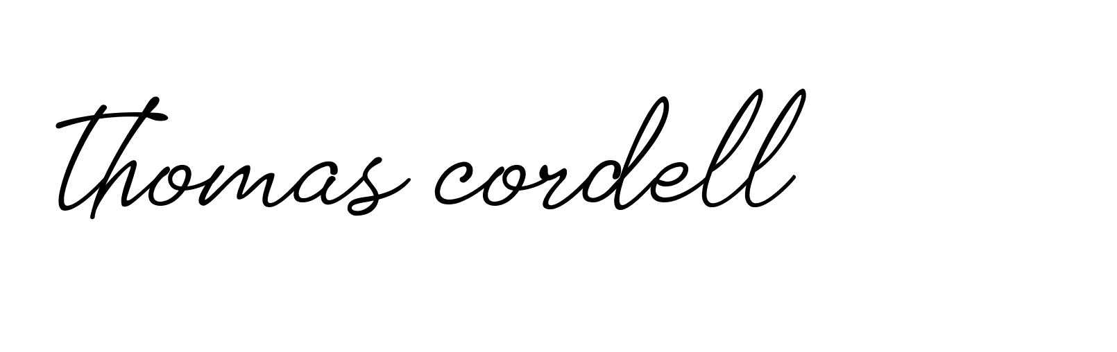 Signature of thomas-cordell