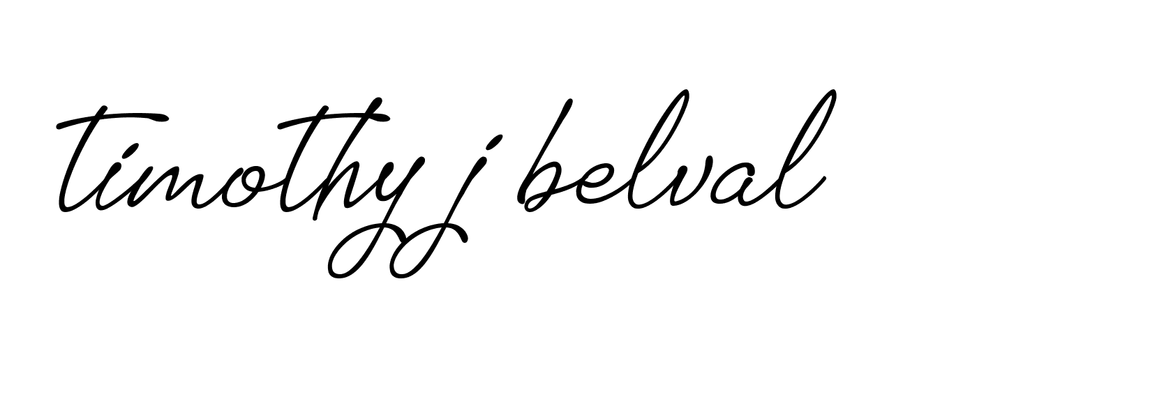 Signature of timothy-j-belval