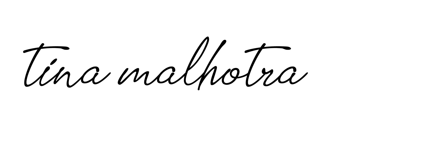 Signature of tina-malhotra