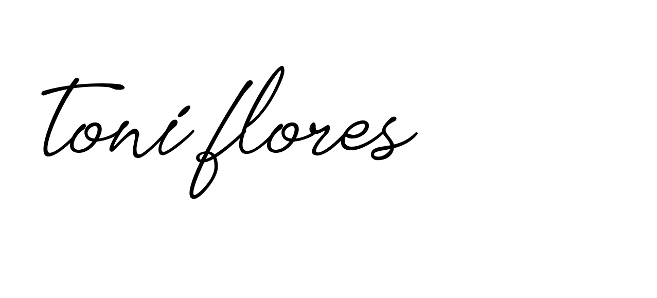 Signature of toni-flores