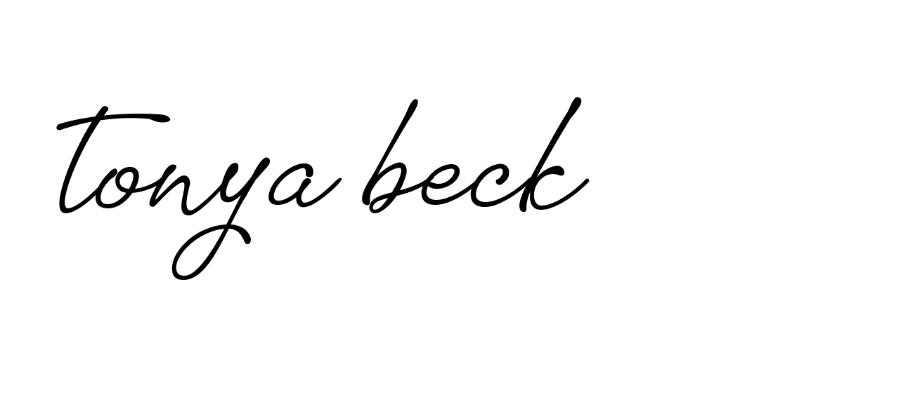 Signature of tonya-beck