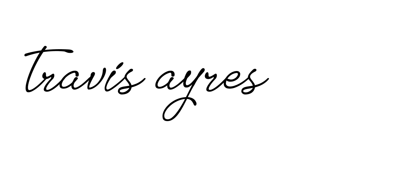 Signature of travis-ayres