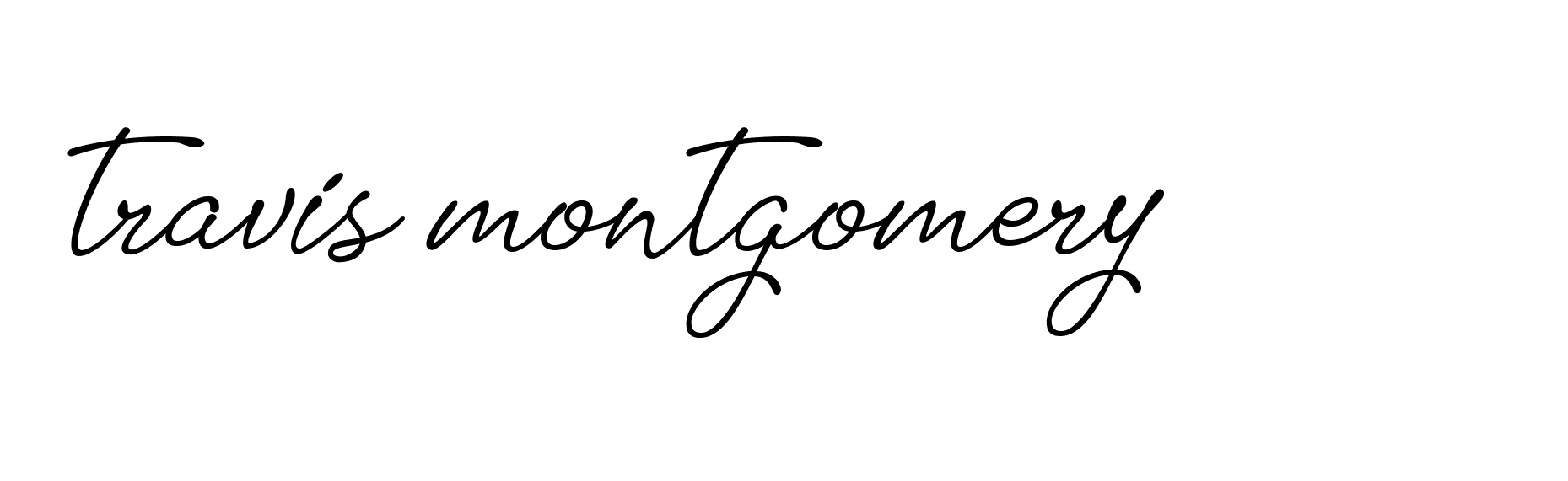 Signature of travis-montgomery