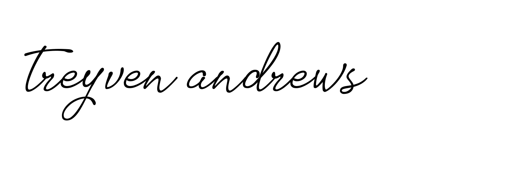 Signature of treyven-andrews