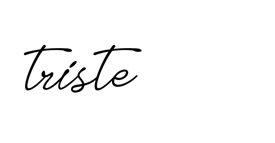 Signature of triste