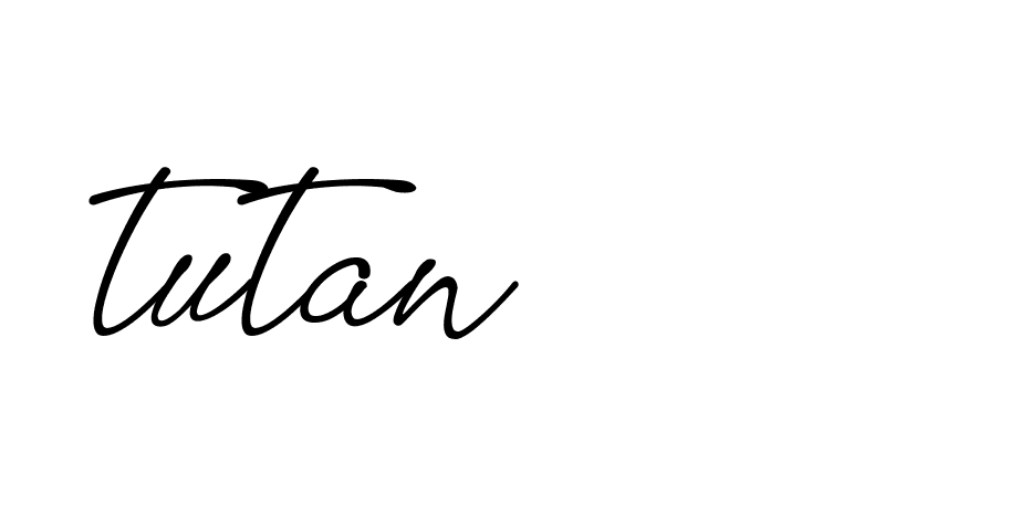 Signature of tutan