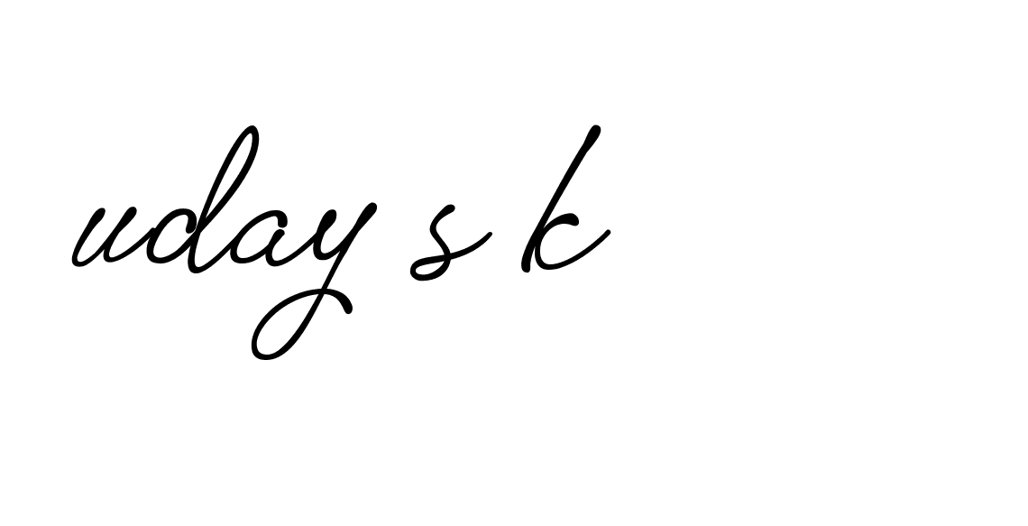 Signature of uday-s-k