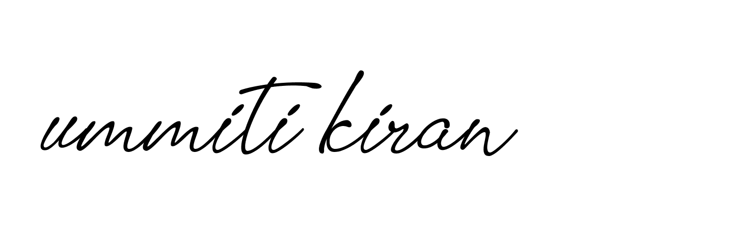 Signature of ummiti-kiran