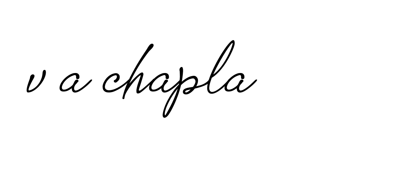 Signature of v-a-chapla