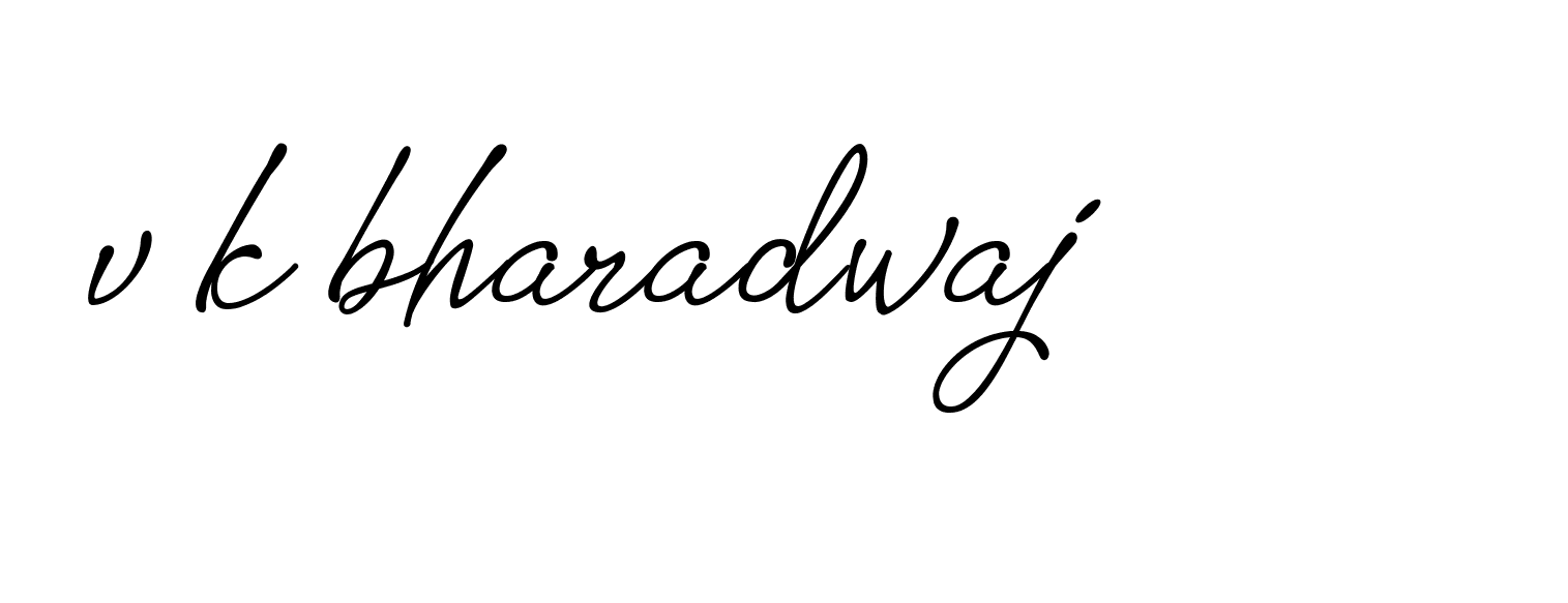 Signature of v-k-bharadwaj