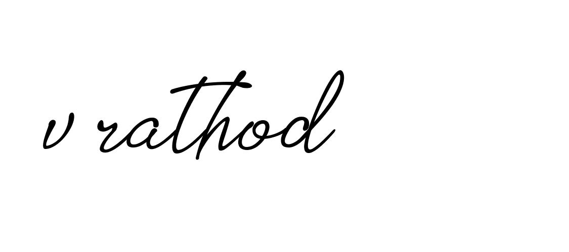 Signature of v-rathod