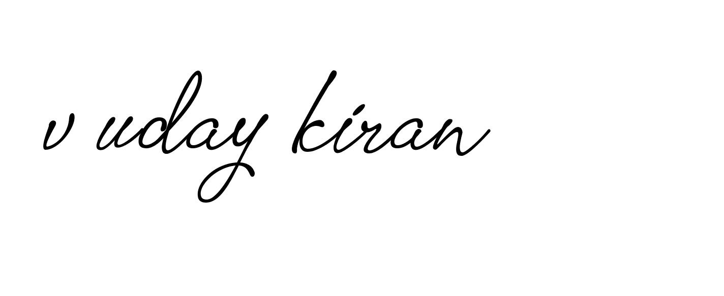 Signature of v-uday-kiran