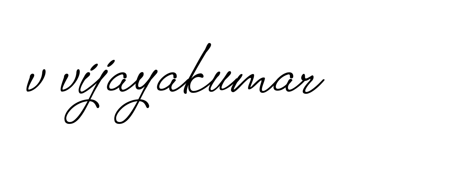 Signature of v-vijayakumar