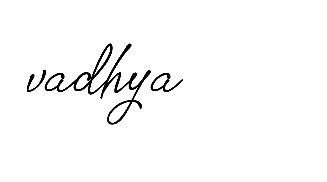 Signature of vadhya