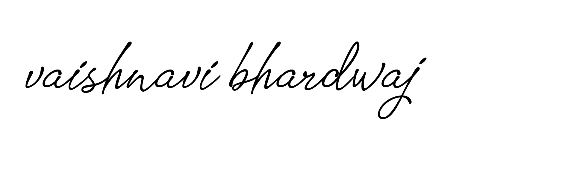 Signature of vaishnavi-bhardwaj