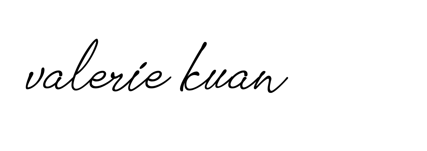 Signature of valerie-kuan