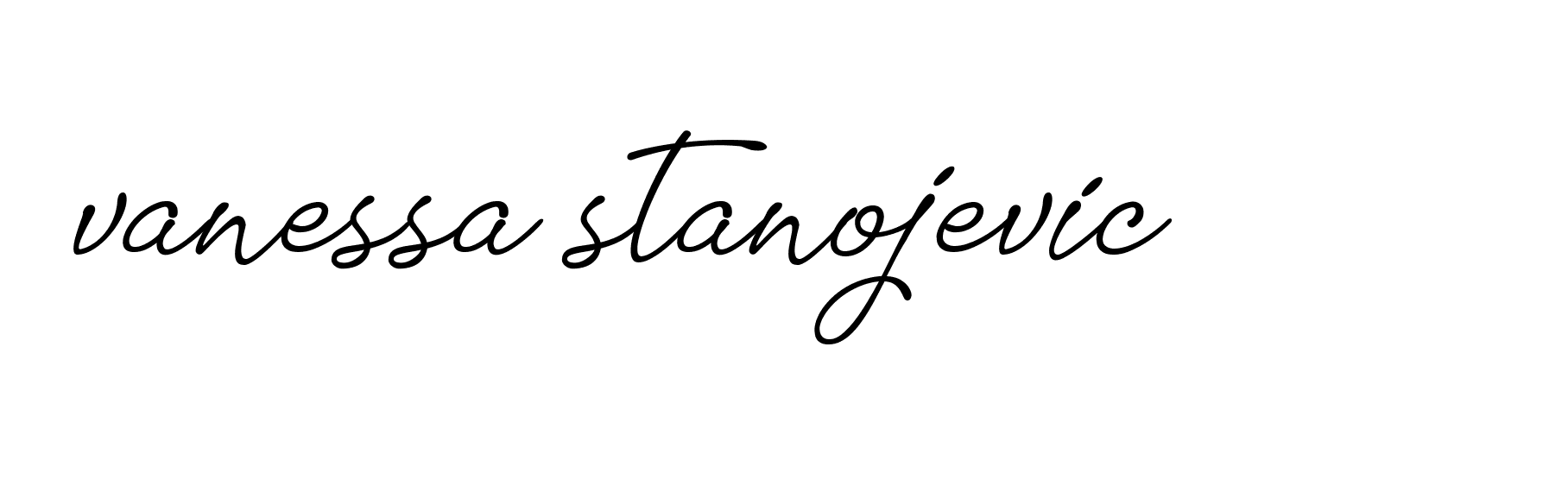 Signature of vanessa-stanojevic