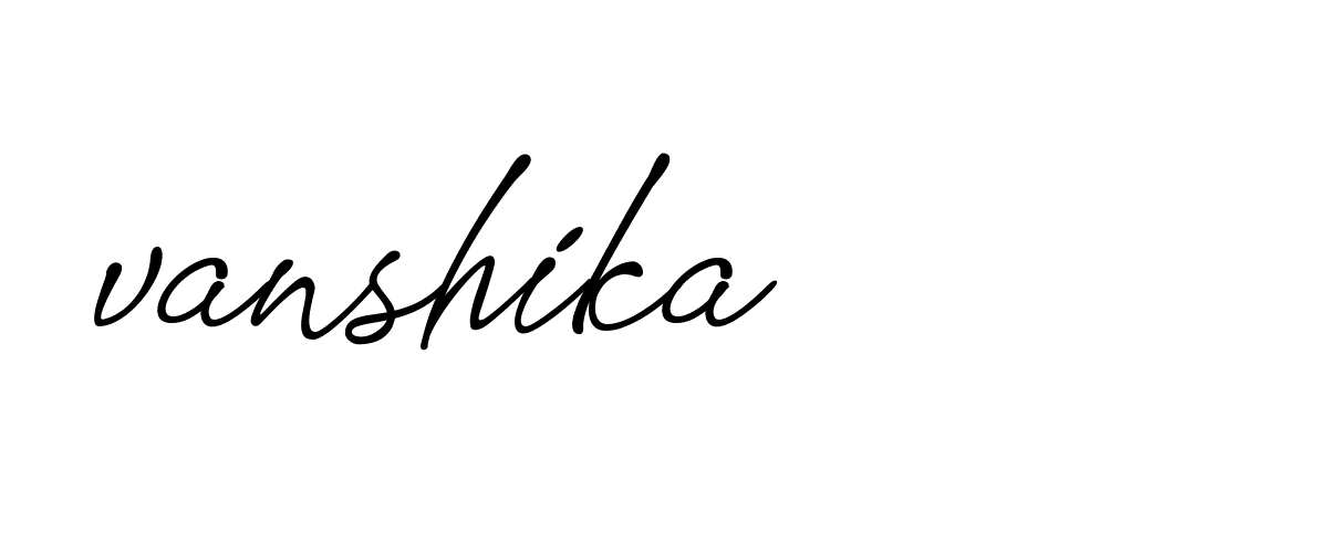 Signature of vanshika-