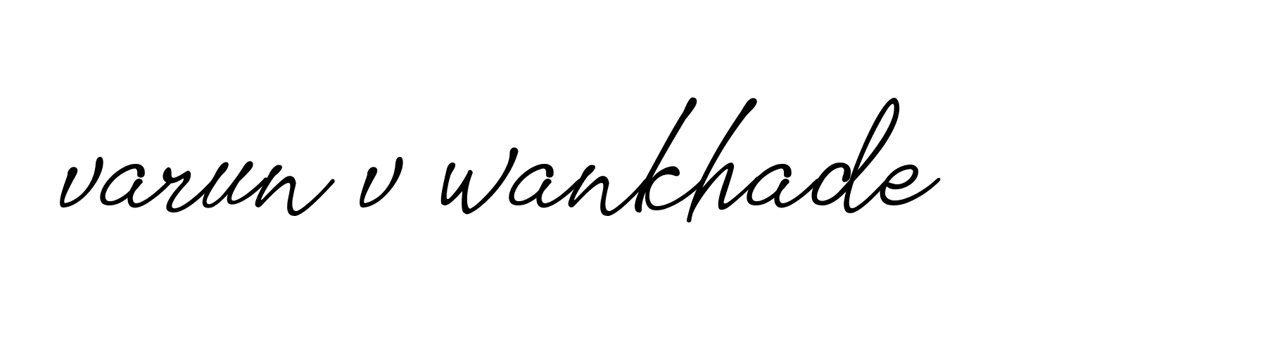 Signature of varun-v-wankhade