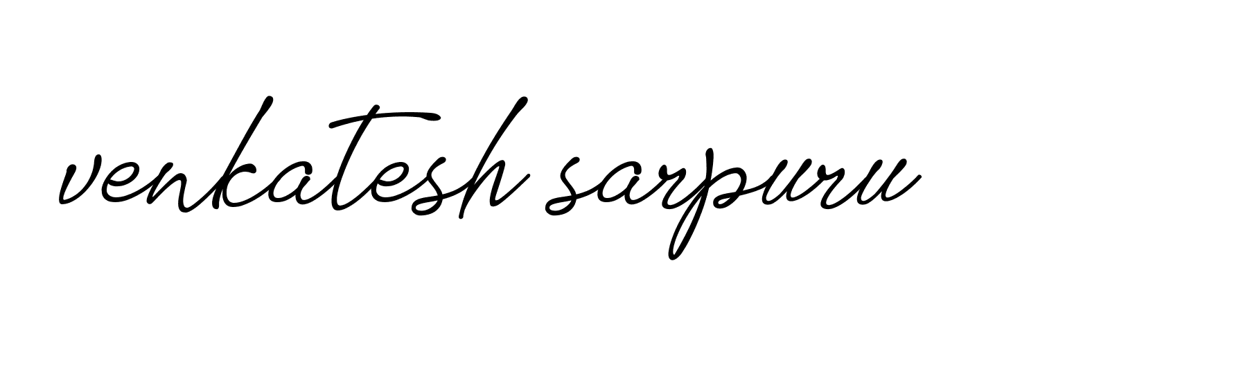 Signature of venkatesh-sarpuru