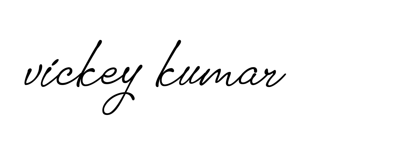 Signature of vickey-kumar