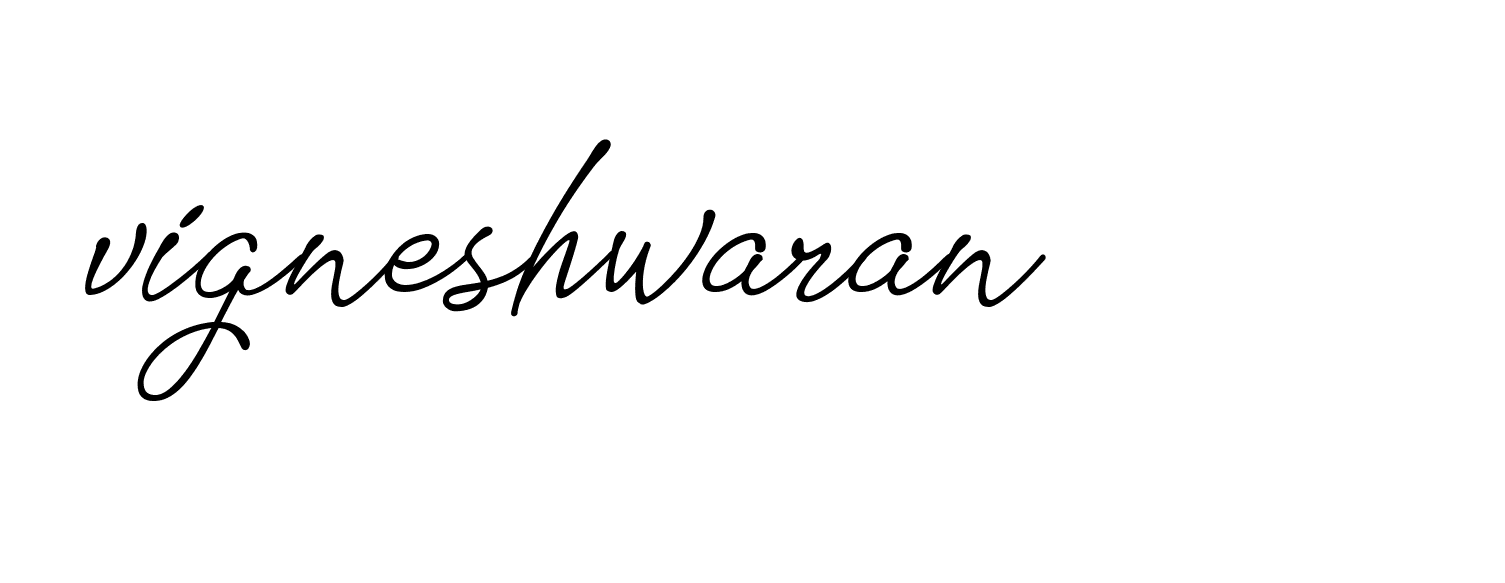 Signature of vigneshwaran