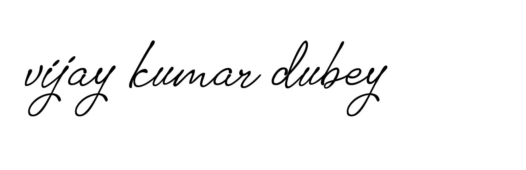 Signature of vijay-kumar-dubey