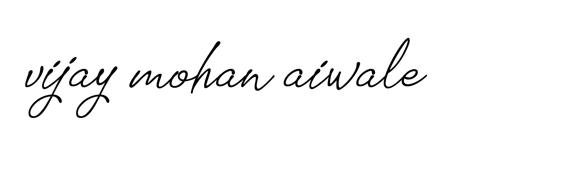 Signature of vijay-mohan-aiwale