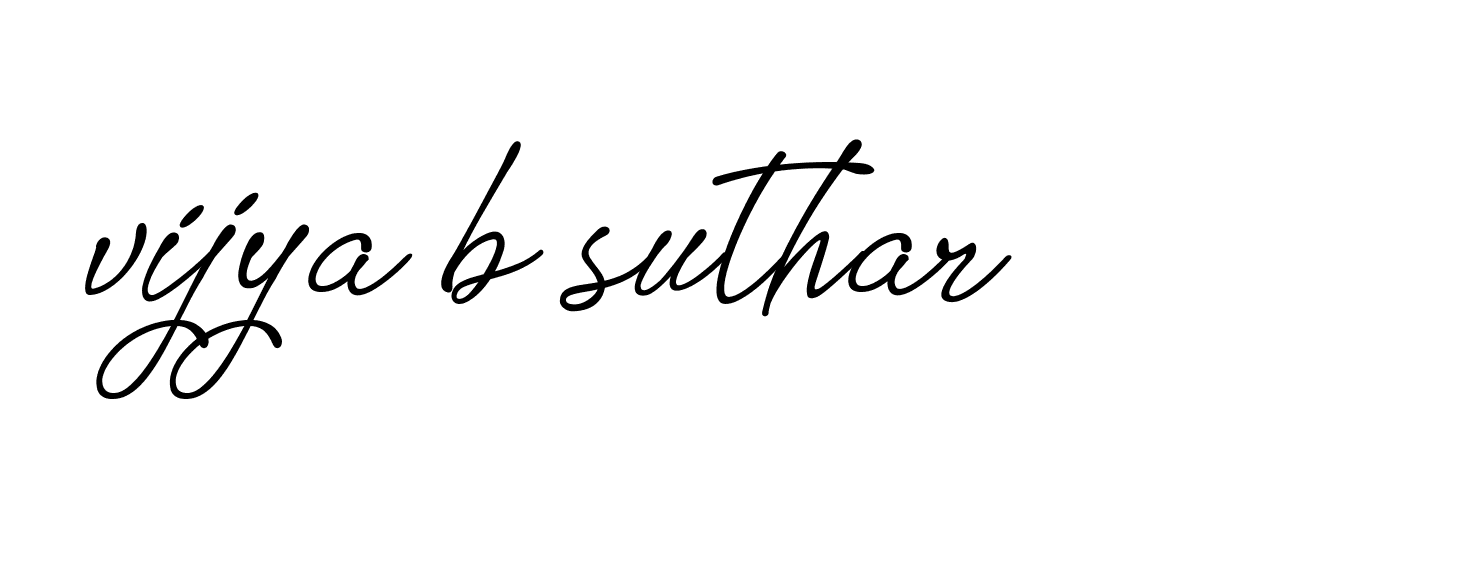 Signature of vijya-b-suthar