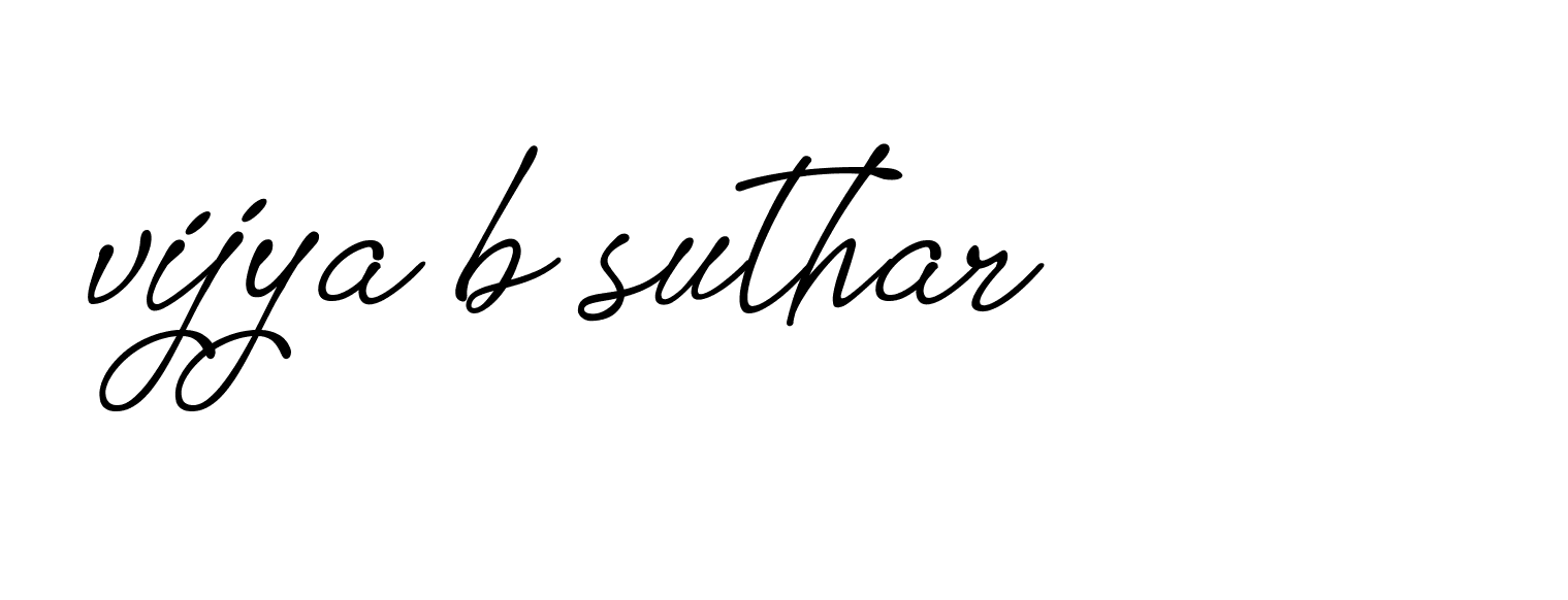 Signature of vijya-b-suthar-