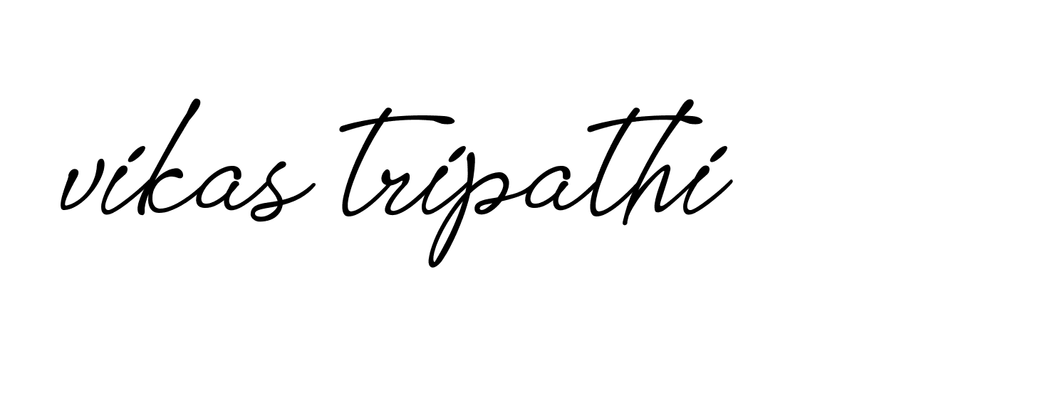 Signature of vikas-tripathi