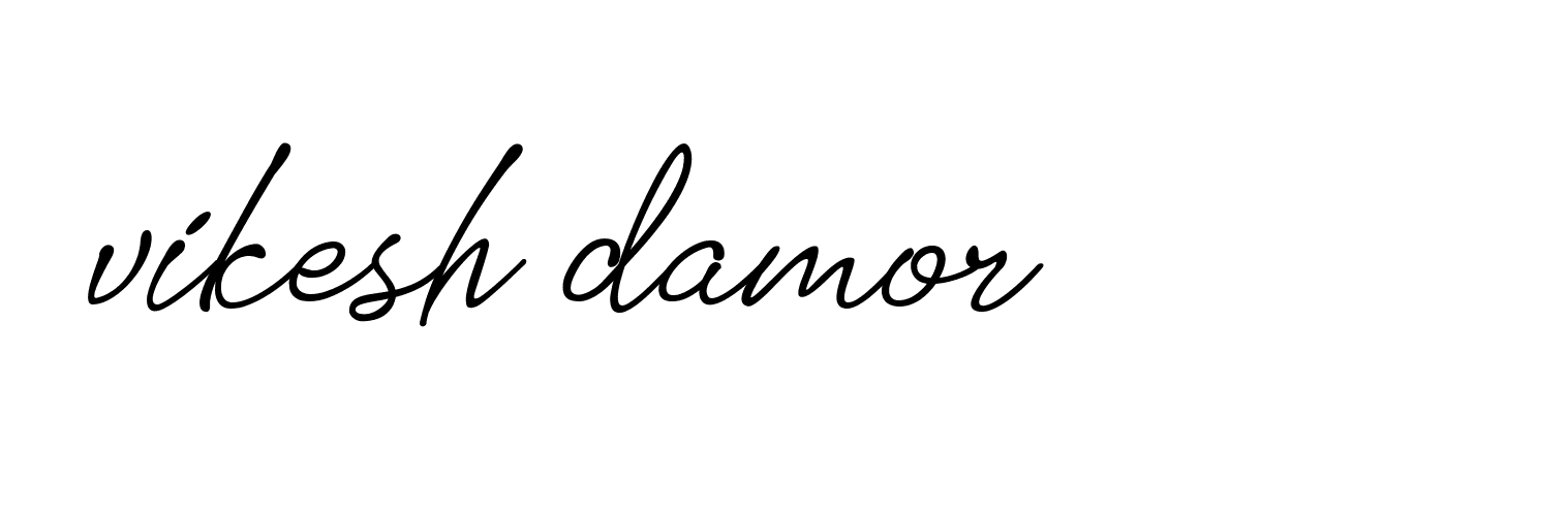 Signature of vikesh-damor-