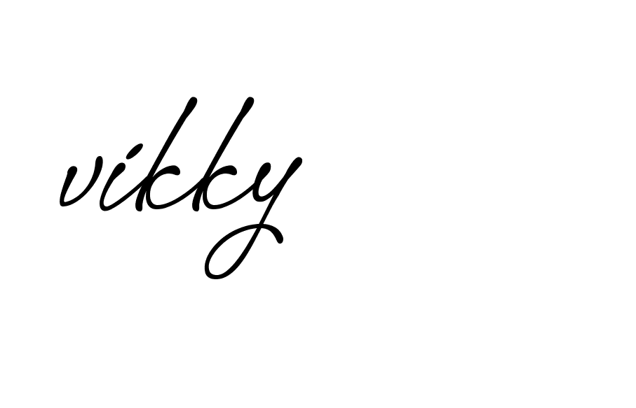 Signature of vikky